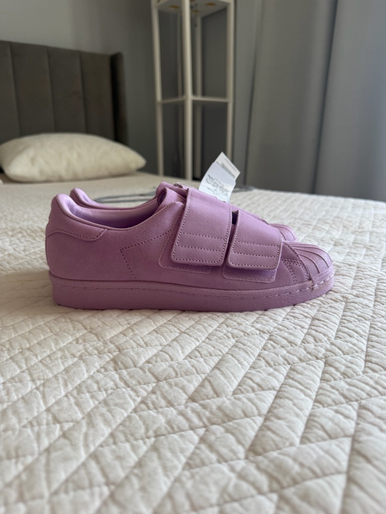 Adidas Lilac Velcro Strap Women's Sneakers